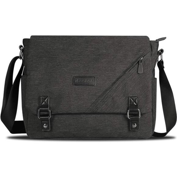 Water Resistant Messenger Bag Satchel Shoulder Crossbody Sling Working Bag Bookb